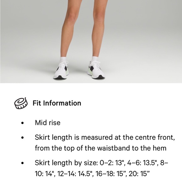 Lululemon Pace Rival Skirt (Long) ✨ - Picture 8 of 8